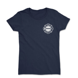 Chicago fire logo ladies fit T-shirt