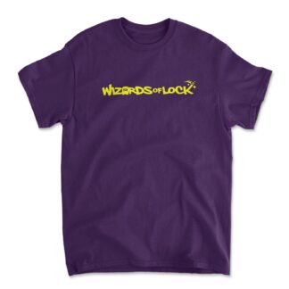 Original Wizards of Lock T-Shirt Unisex (Purple/yellow)