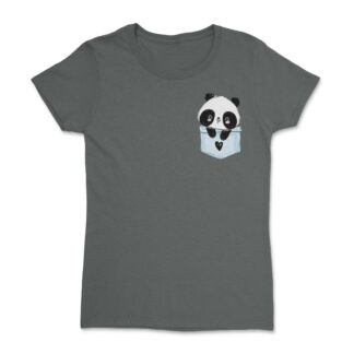 Cute panda printed pocket kids t-shirt